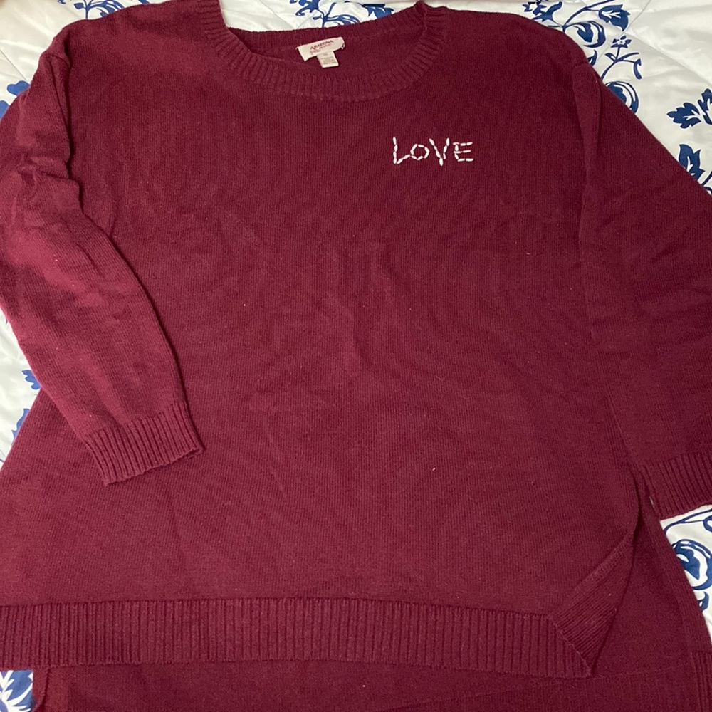 Red sweater